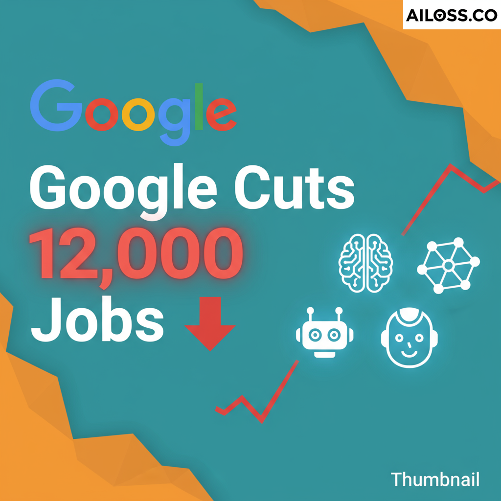 Google Cuts 12,000 Jobs Amid Major Restructuring Initiative
