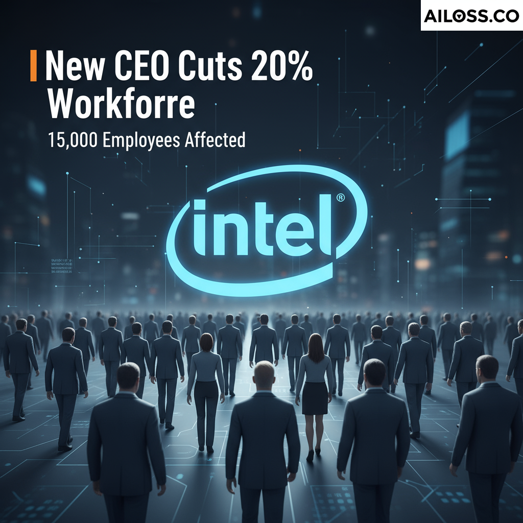 Intel Cuts 15,000 Jobs Under New CEO as Chip Giant Faces Mounting Pressure