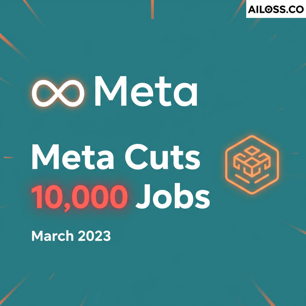 Meta Platforms to Cut 10,000 Jobs in Second Major Layoff,
