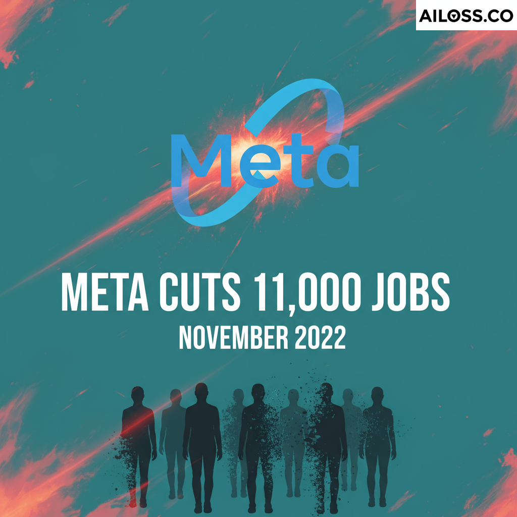 Meta Platforms Executes First-Ever Layoff, Cutting 11,000 Jobs to Refocus on AI and Metaverse